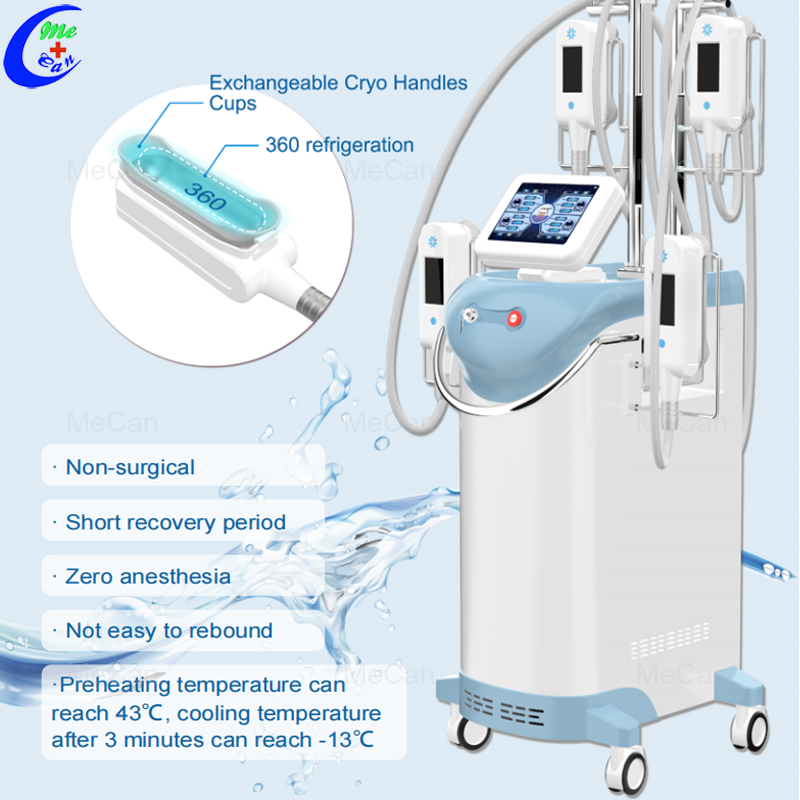 Factory Price Non-surgical Vertical 360° Criolipolisis Weightloss Machine 7