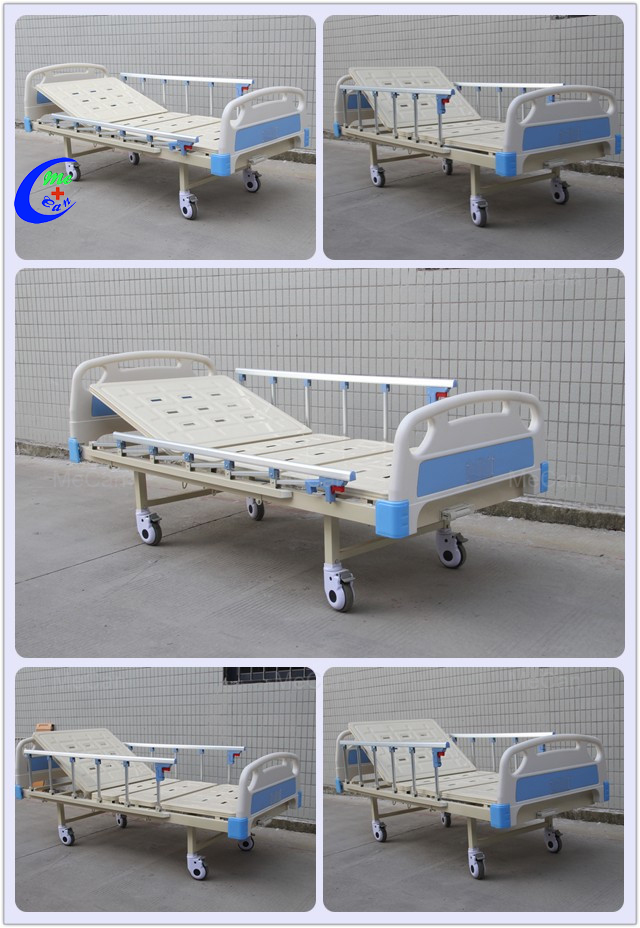 Hospital Furniture Single Manual Crank Care Bed 7