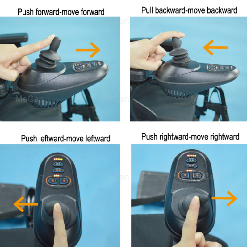 Handicapped Lightweight Folding Electric Wheelchair 10