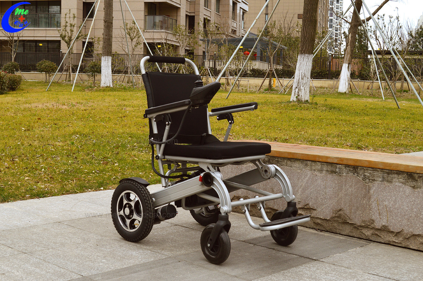 Medical Handicapped Lightweight Folding Electric Wheelchair 9