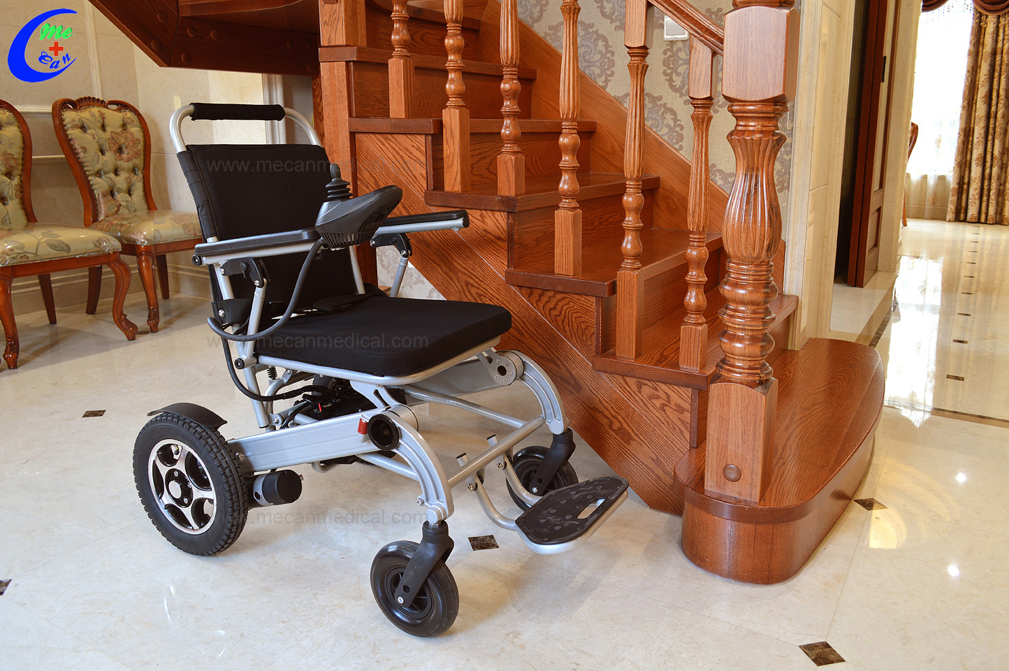 Medical Handicapped Lightweight Folding Electric Wheelchair 11