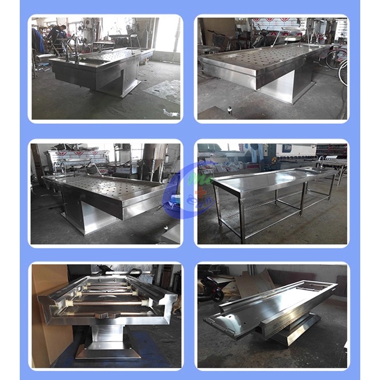Electric Hydraulic Stainless Steel Body Autopsy Table 2