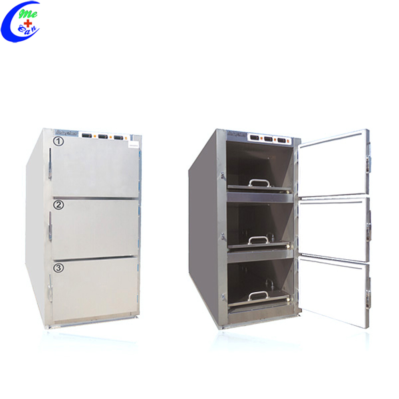 Medical Hospital Stainless Steel Body Morgue Freezer Refrigerator 8