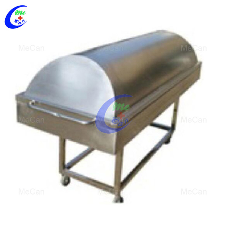 Stainless Steel Funeral Equipment Mortuary Trolley 9