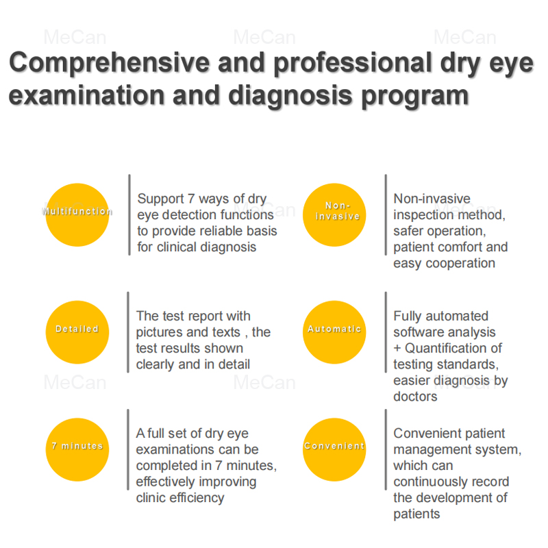 Medical Dry Eye Examination Meibography Infrared Dry Eye Ocular Surface Analyzer 12