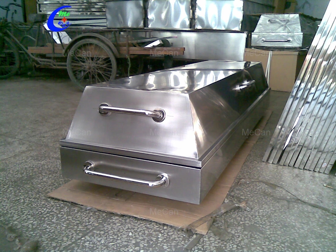 Medical Hospital Stainless Steel Morgue Corpse Cart With Cover 9
