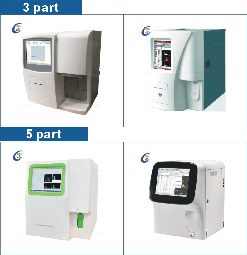 Lab Equipment CBC Analyzer 5 Part Hematology Analyzer 5