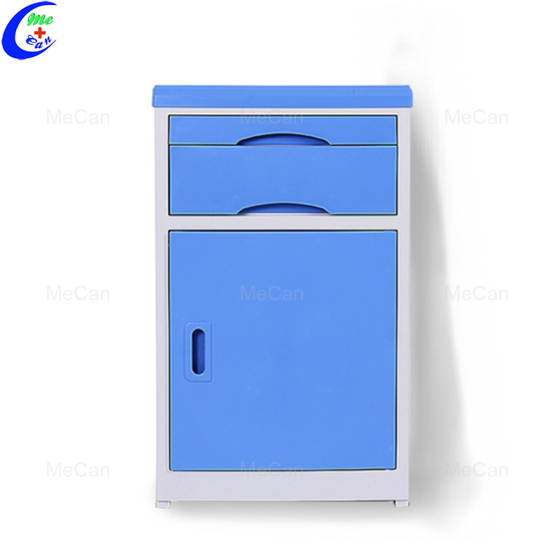 Medical Blue White Pink ABS Hospital Bedside Cabinet 9