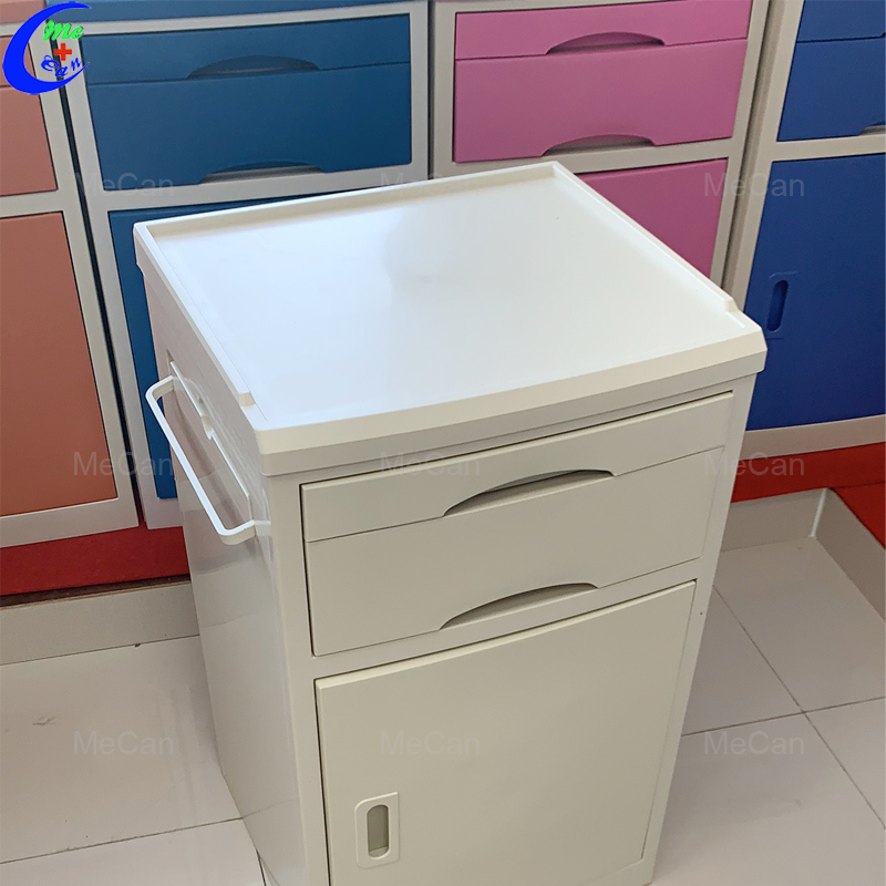 Medical Blue White Pink ABS Hospital Bedside Cabinet 15