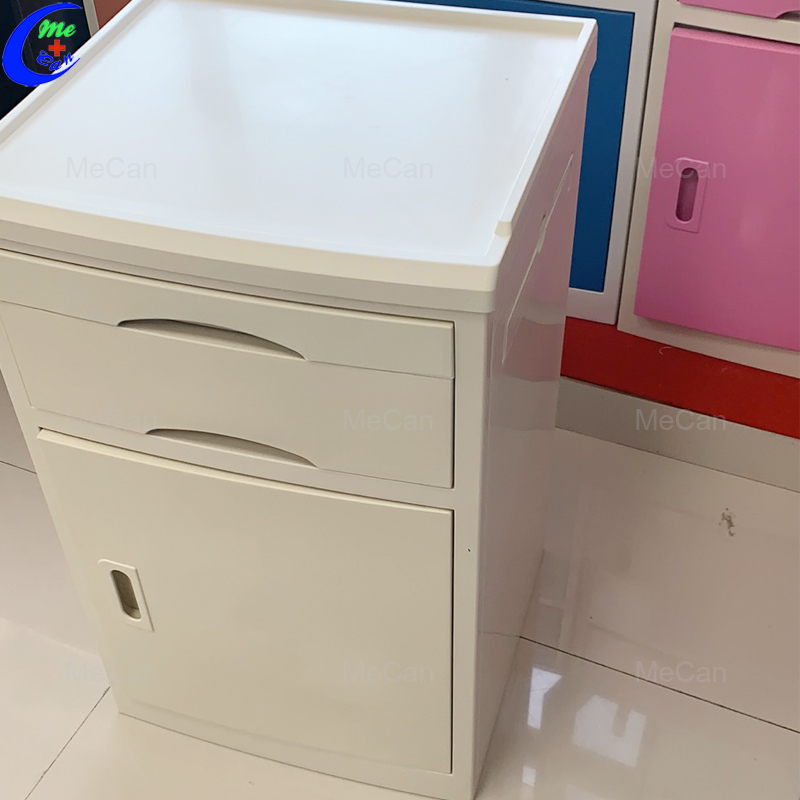 Medical Blue White Pink ABS Hospital Bedside Cabinet 17