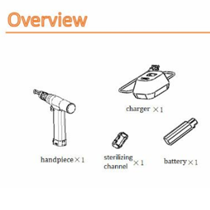 Mainframe Multifunctional System Medical Electric Operating Saw Sternum 7