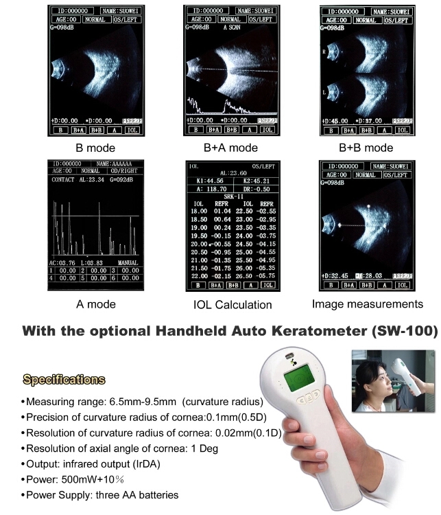 Portable Ophthalmic AB Eye Scanner