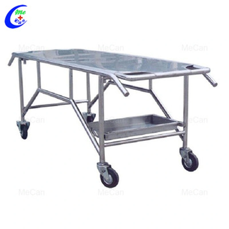 Stainless Steel Corpse Cart, Mortuary Cart 2