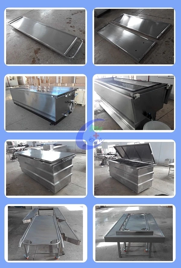 Stainless Steel Corpse Cart, Mortuary Cart 8