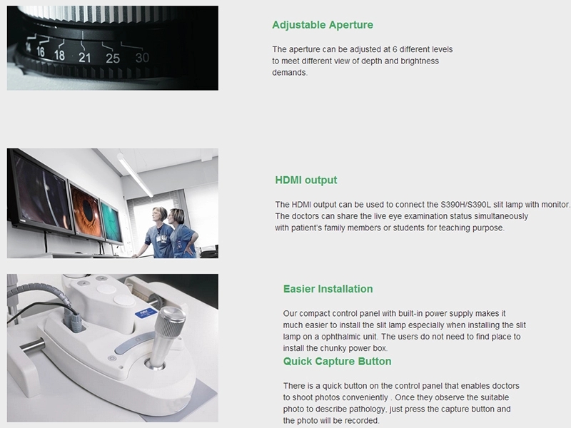 Digital Camera Slit Lamp Microscope Digital Camera Slit Lamp Microscope