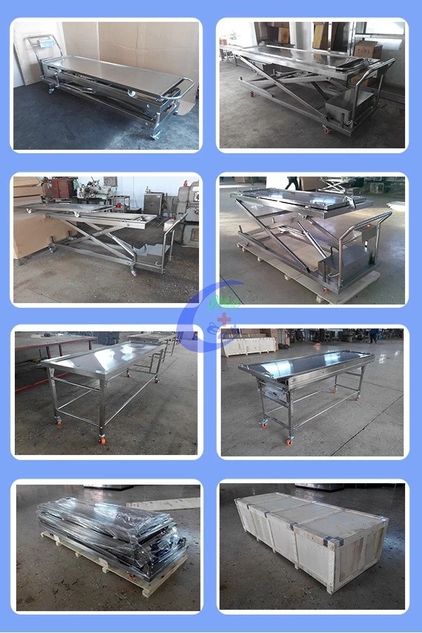 Medical Hydraulic Electric Mortuary Body Lifter 8