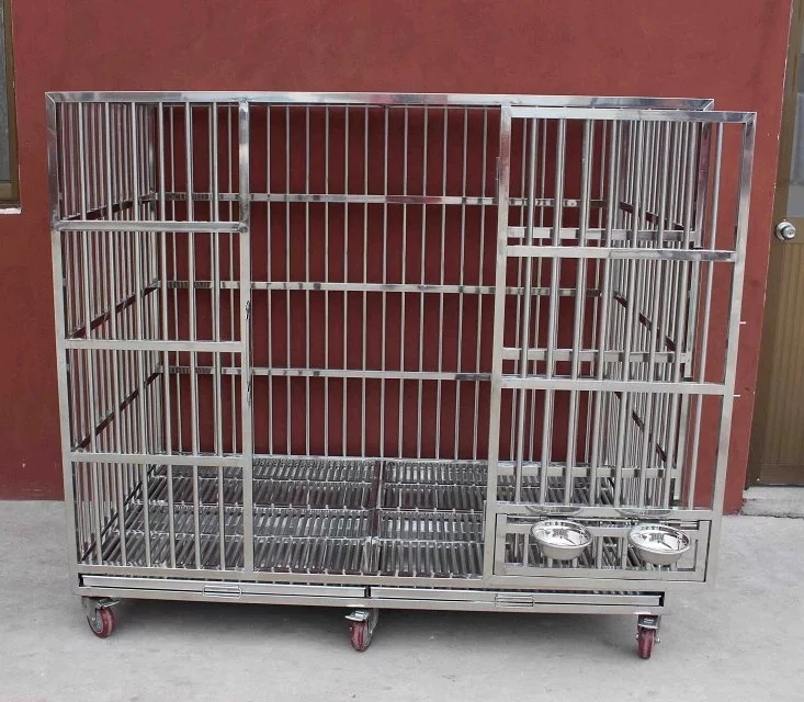 Vet Clinic Stainless Steel Pet Animal Cage 3