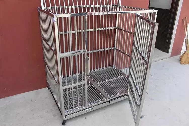 Vet Clinic Stainless Steel Pet Animal Cage 5