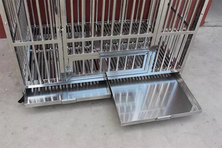 Vet Clinic Stainless Steel Pet Animal Cage 7