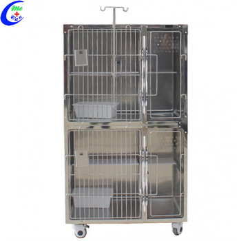 Large Stainless Steel Dog Cage For Vet Clinic 2