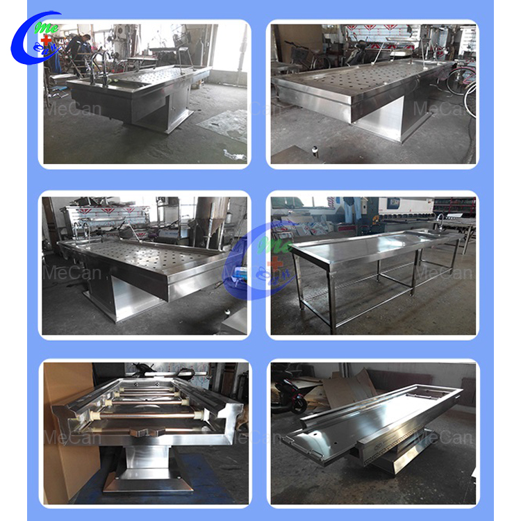 Morgue Equipments Hospital Body Stainless Steel Autopsy Table 2