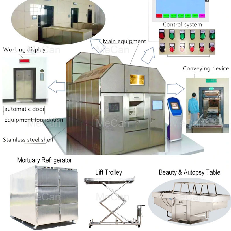 High Quality Mobile Human Cremation Machine for Body 7
