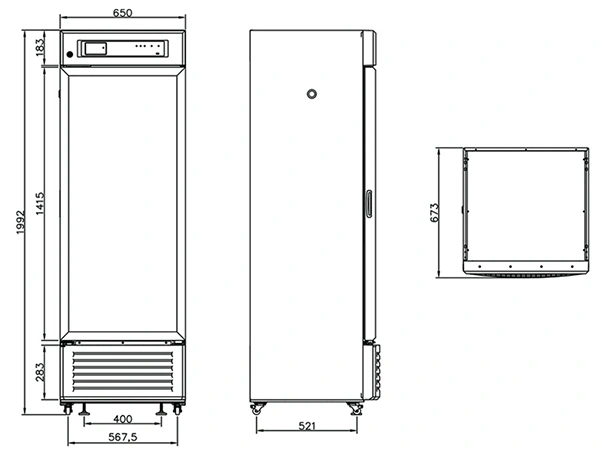 2-8 Degree Hospital Medical Vaccine Storage Refrigerator 9