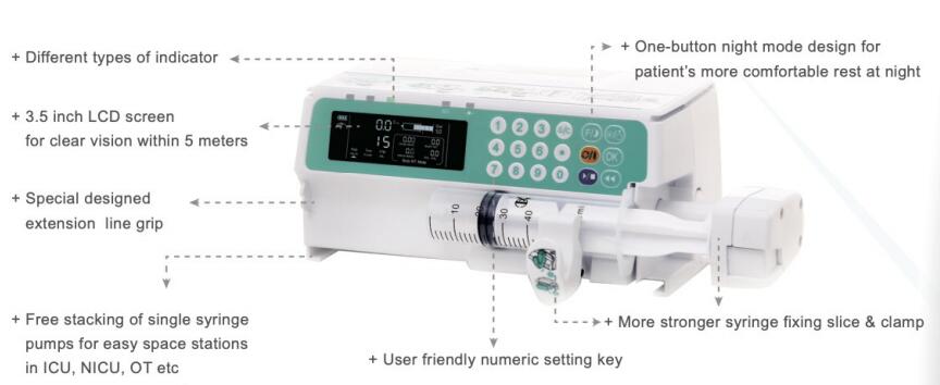 Portable Electric Syringe Pump with CE 8