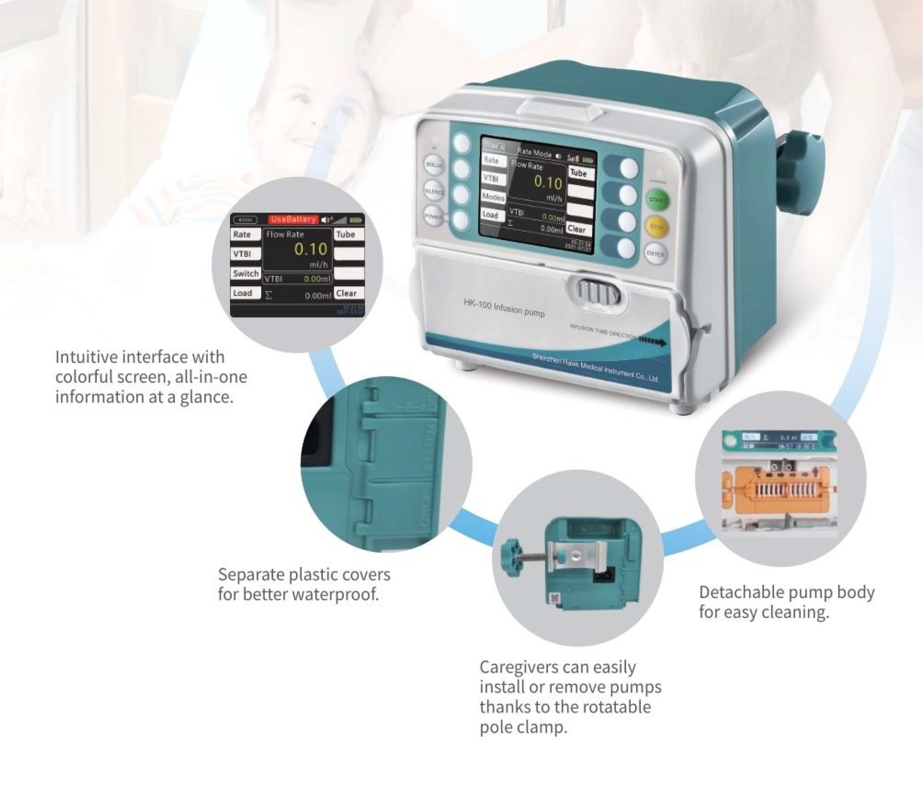 Medical electric medical infusion pump infusion pump analyzer 7