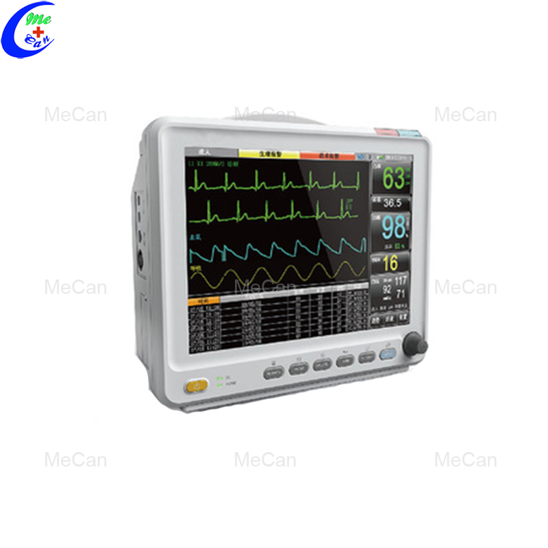 Rechargeable Medical Device ICU Portable Patient Monitor Screen 12.1 2