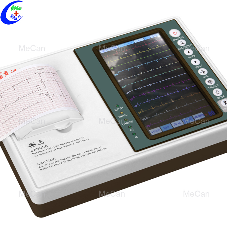 3-channel electrocardiograph / digital / with printer / with display 2