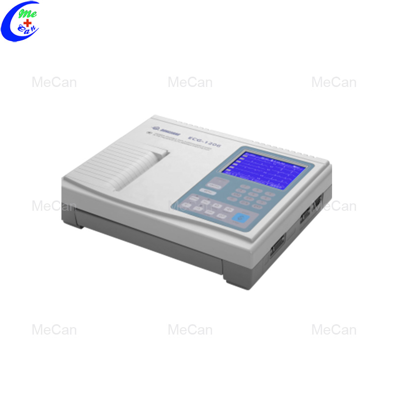 Digital electrocardiogram 6-channel electrocardiograph with built-in rechargeable battery 2