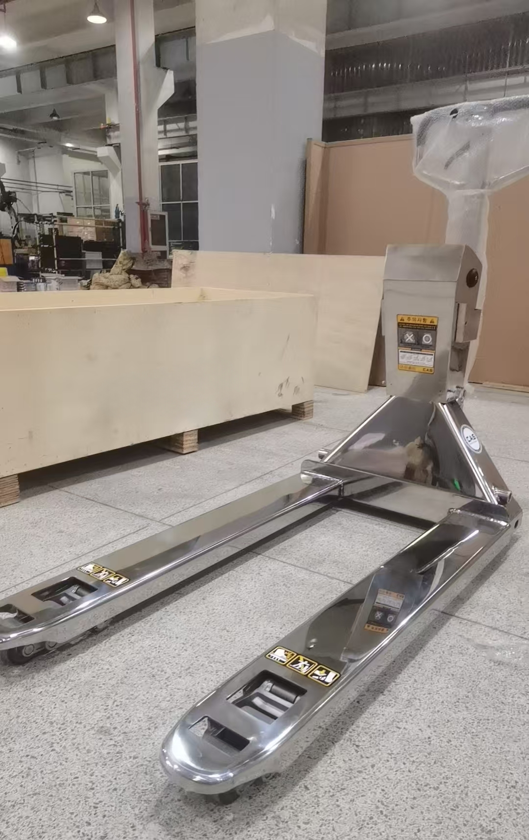 HL20SS HL30SS Customized Stainless Steel Scale Pallet Truck with Built in Printer