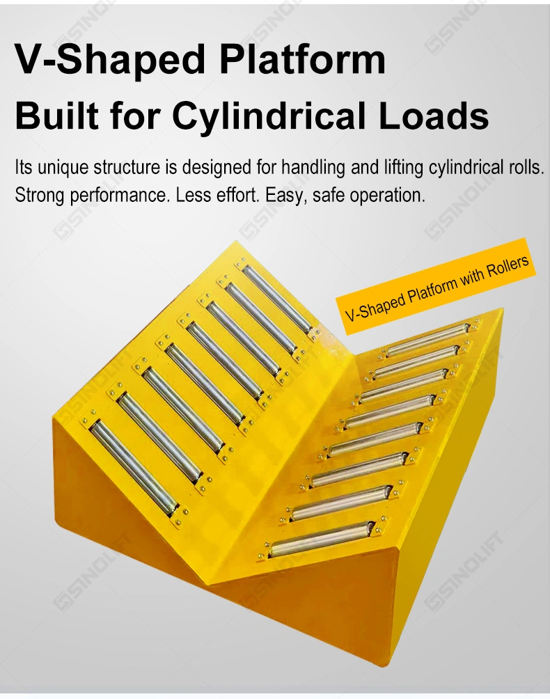 PV Manual Roll Handling Stacker for Film, Paper and Cylindrical Rolls