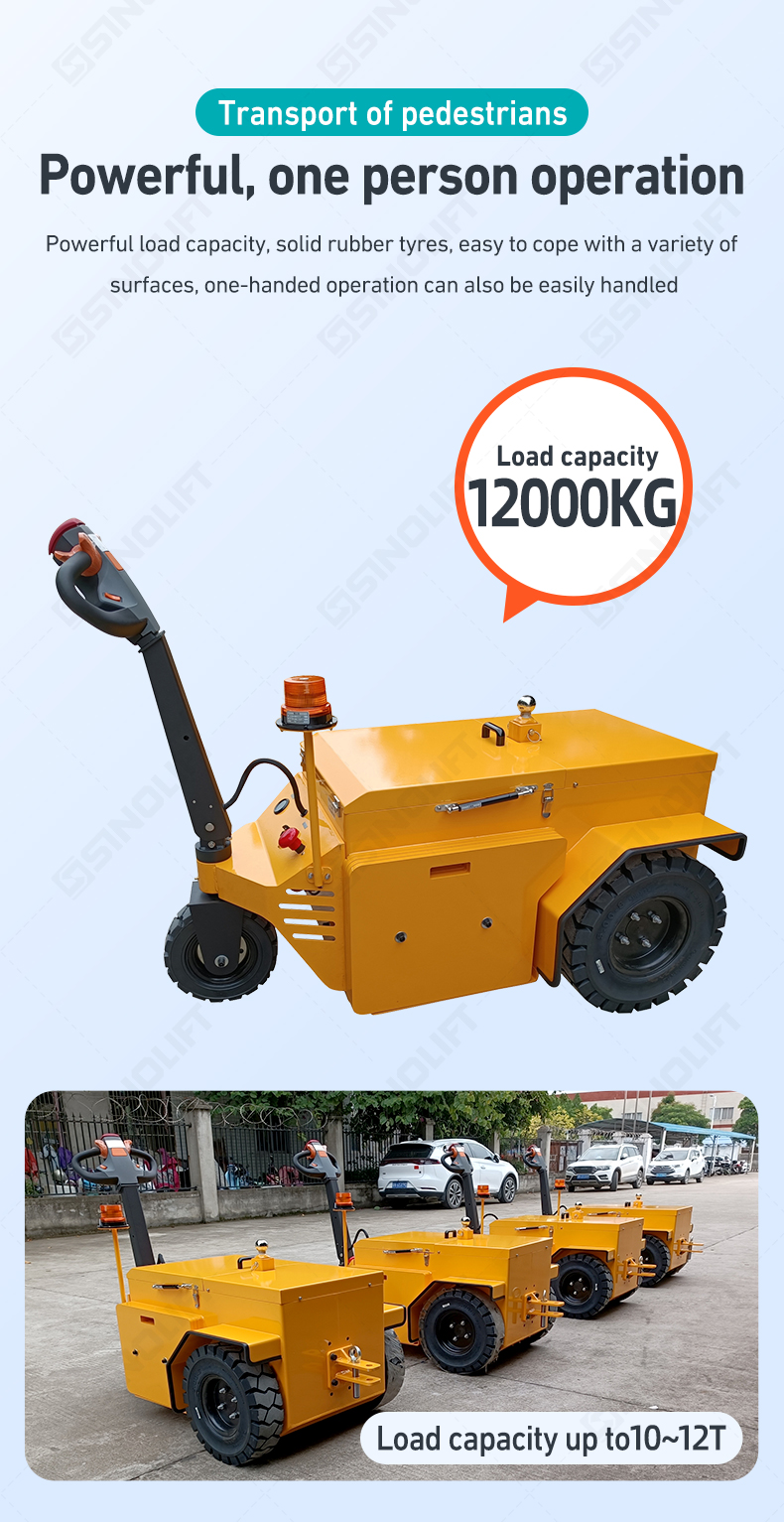 Efficient electric tug tractors for smooth cargo handling
