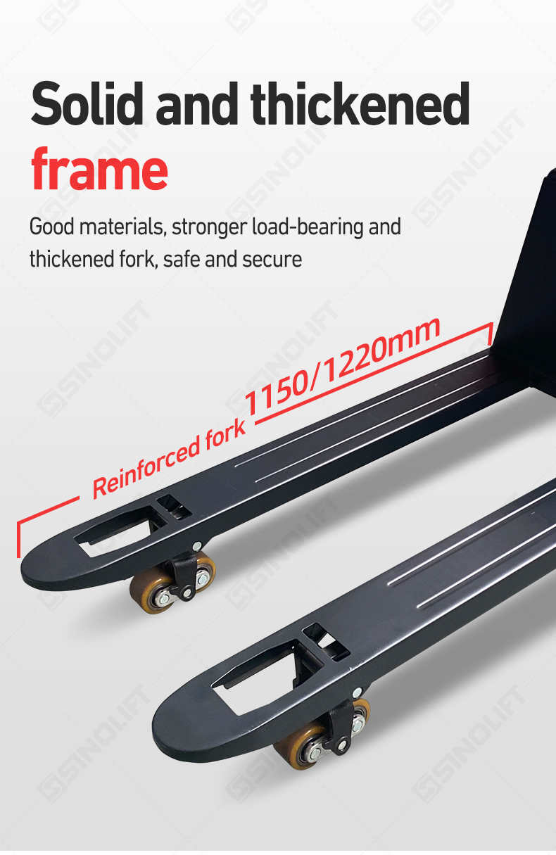 Electric upgrade for effortless pallet transport.