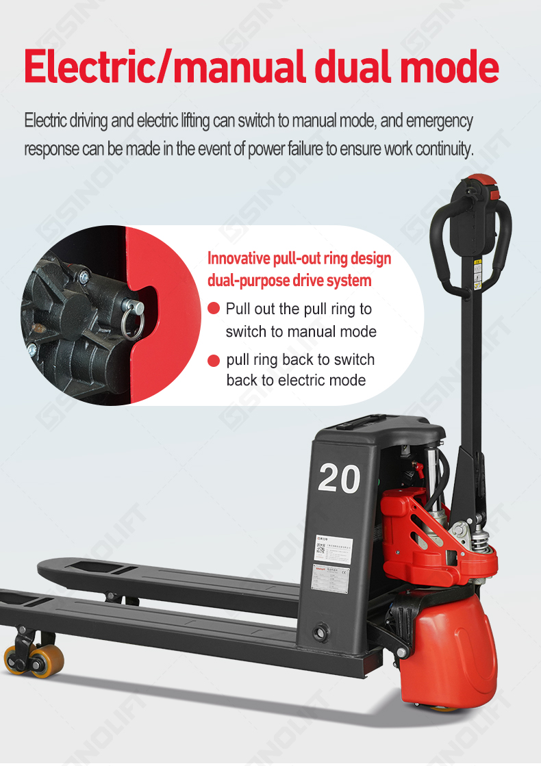 Lithium-Ion Powered Pallet Jack