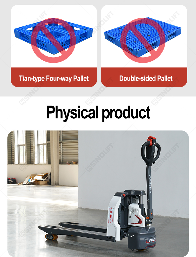 2-3 hour fast charge electric pallet truck for continuous operation