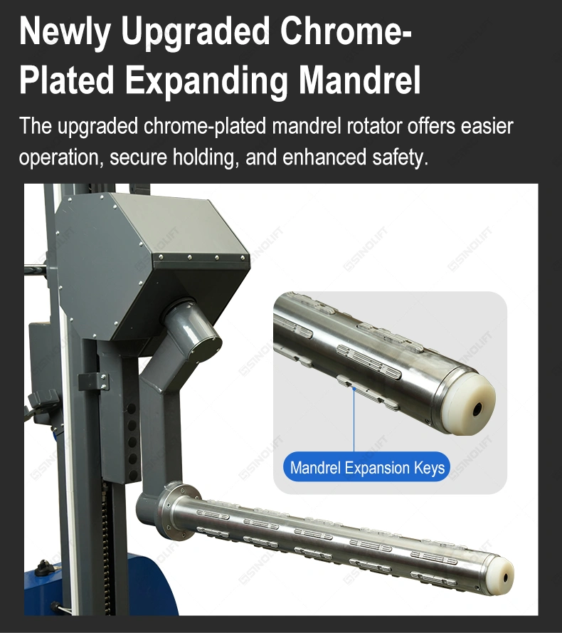 SINOLIFT QZA15 Electric Roll Lifter with Expanding Mandrel