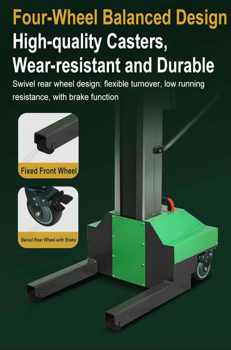 Smart Single Cantilever Electric String Rod Loading Truck for handling lithium battery electrode rolls, made of 304 stainless steel.