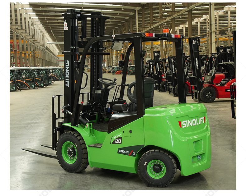 Ideal for manufacturing and distribution centers, our 2.0-3.8T electric counterbalance forklift ensures clean, powerful, and cost-effective operation.