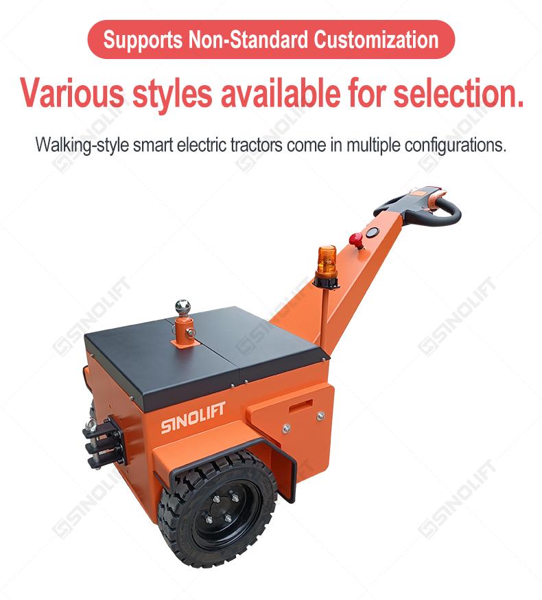 Maintenance-free solid tires of ML600 industrial tow tractor