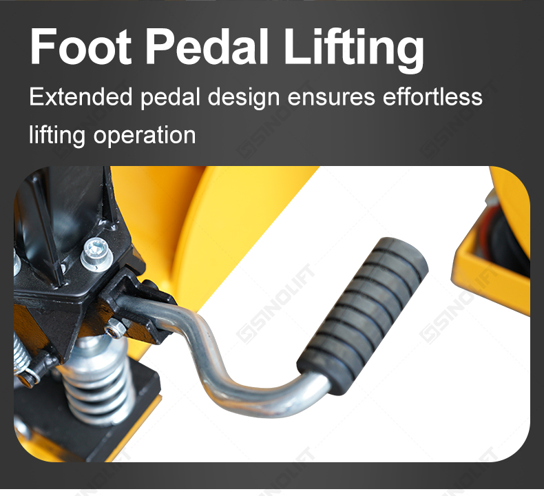 Durable manual stacker with 1000-2000kg capacity and 3m lift