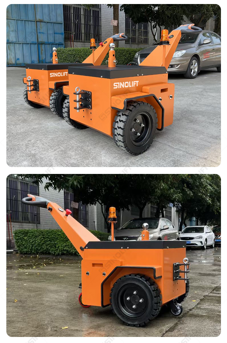 Sinolift ML series electric tuggers in airport baggage handling
