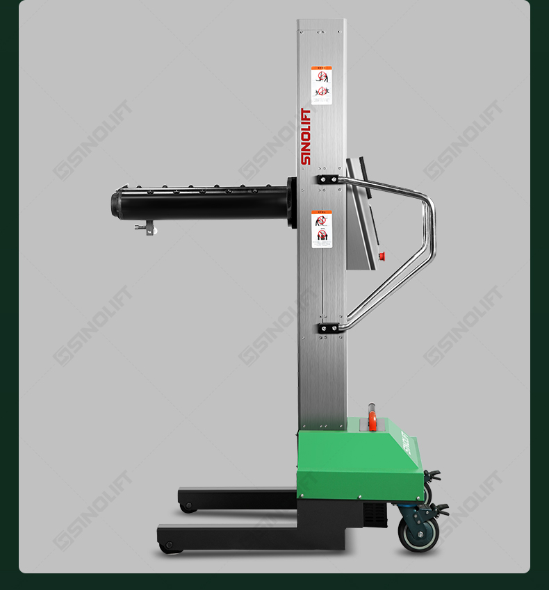 Ball string rod mechanism on the loading truck for smooth, friction-free transport of sensitive materials.