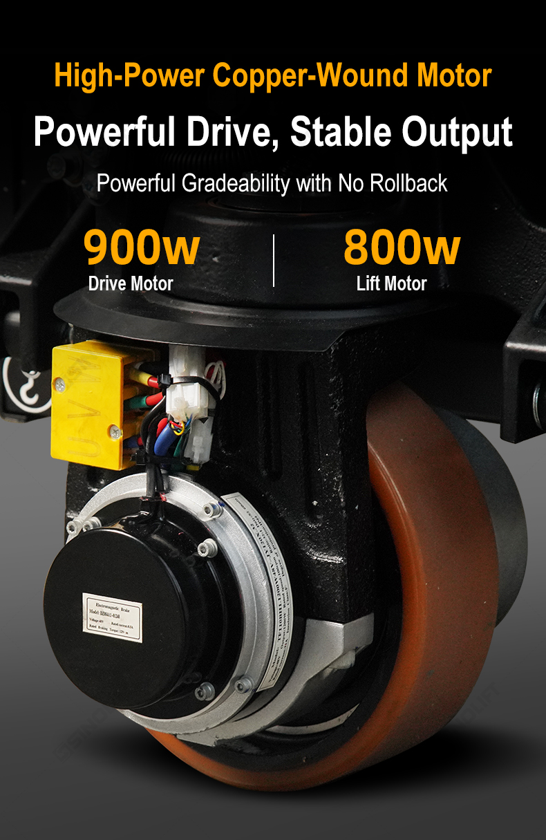 EPT15Q EPT20Q EPT30Q Electric Pallet Truck with Maintenance-Free High-Capacity Battery
