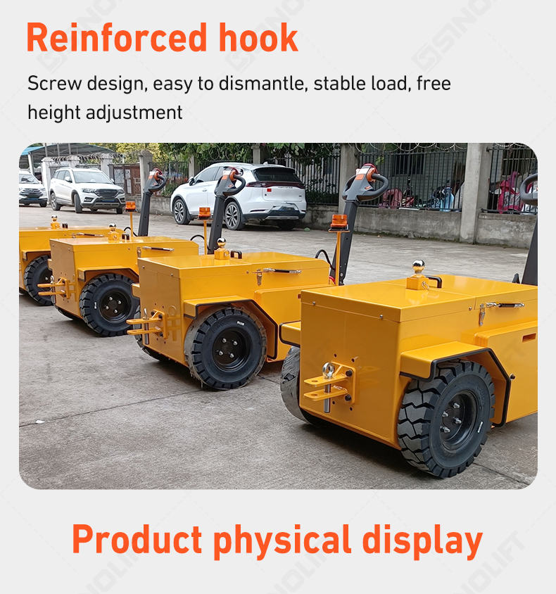 Robust baggage tow tractors for airport logistics