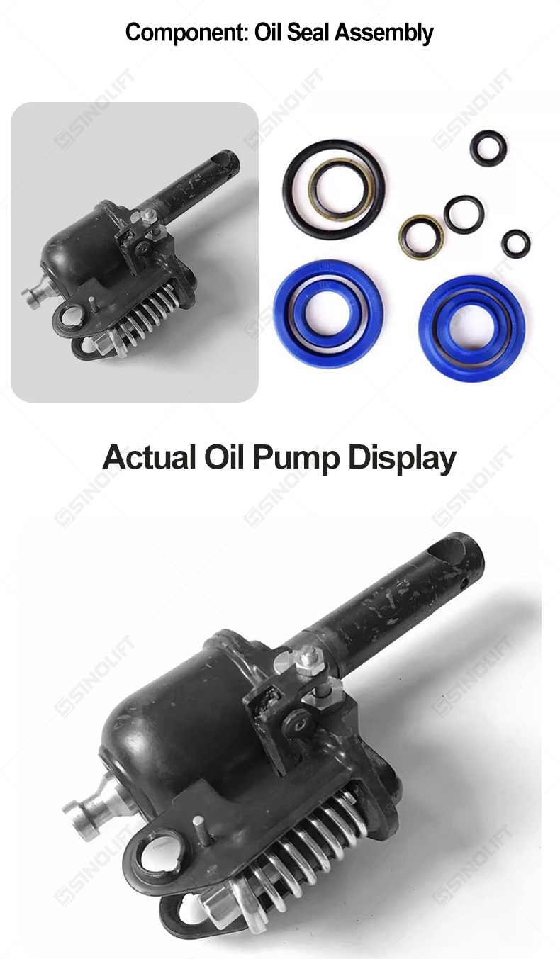 Corrosion-resistant hydraulic pump assembly for logistics and warehouse equipment