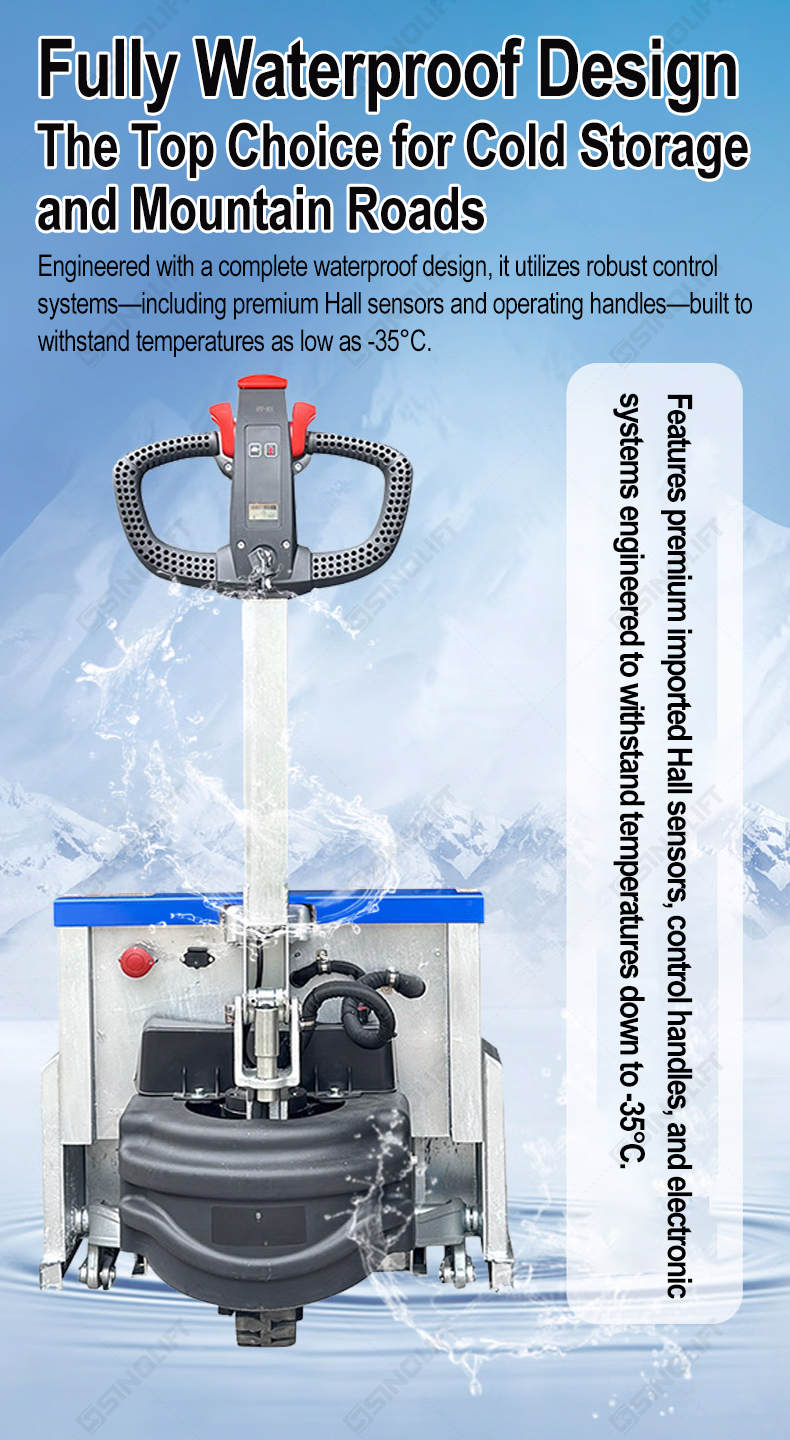 SINOLIFT EPT20RTS(G) Galvanized Electric Rough Terrain Pallet Truck