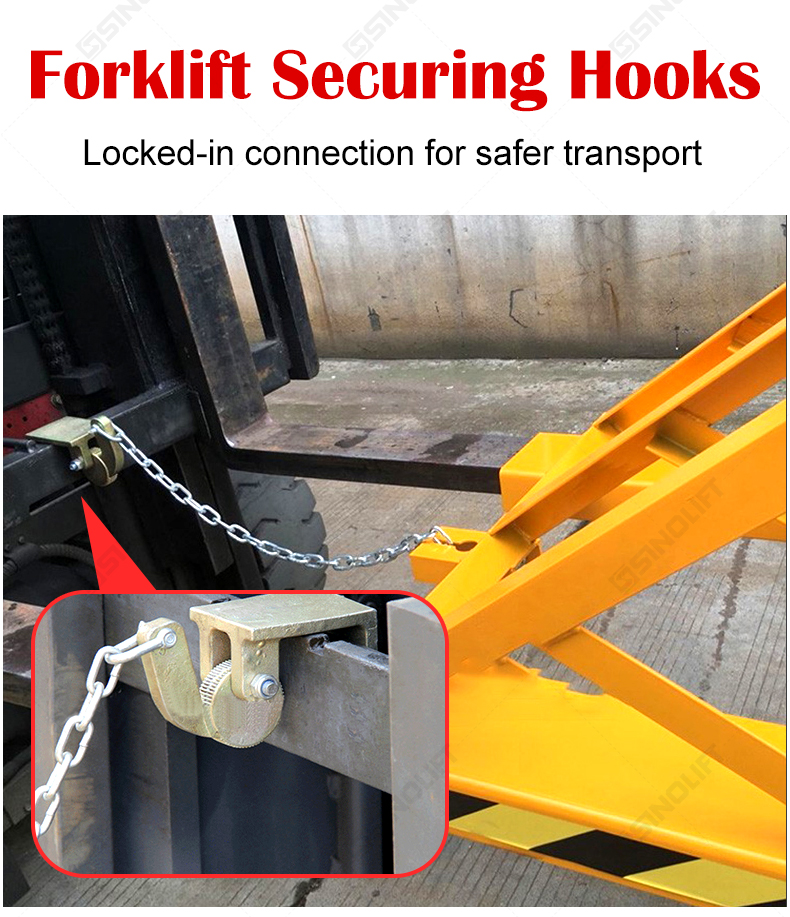 Industrial-grade drum clamp for forklifts